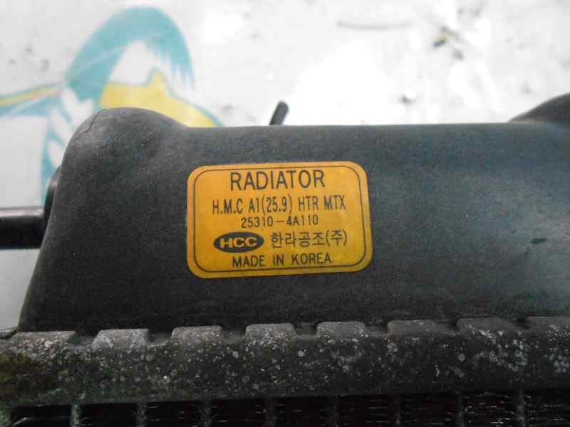 Recambio de radiador agua para hyundai h 1 2.5 turbodiesel referencia OEM IAM 253104A110  