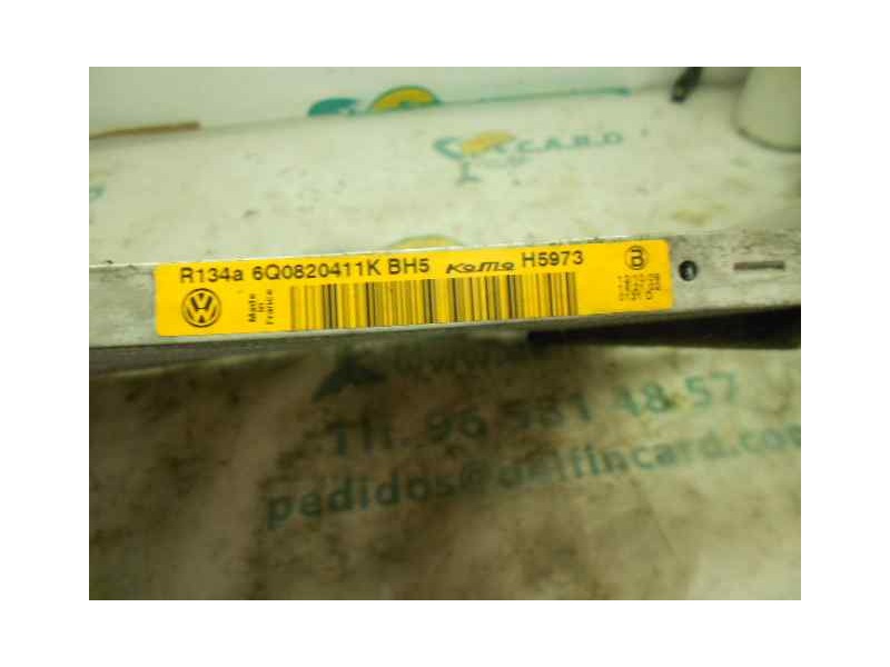 Recambio de condensador / radiador aire acondicionado para skoda fabia (5j2 ) active referencia OEM IAM 6Q0820411K  