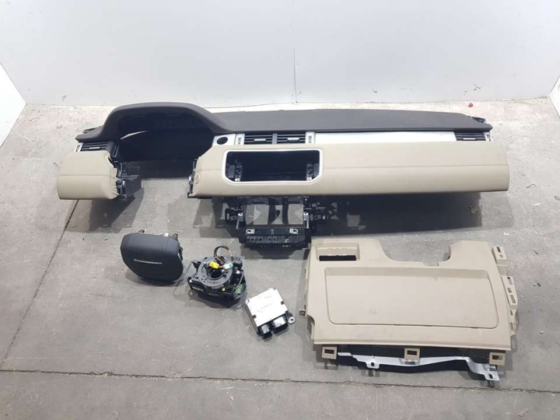 Recambio de kit airbag para land rover evoque dynamic referencia OEM IAM BJ32043B13AF8PVJ  C/ SALPICADERO , SIN PRETENSORES Y C/