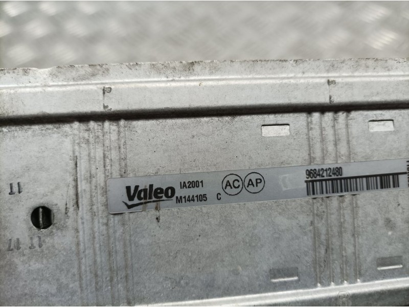 Recambio de intercooler para peugeot 3008 active referencia OEM IAM 9684212480 M144105C VALEO POCO DOBLADO