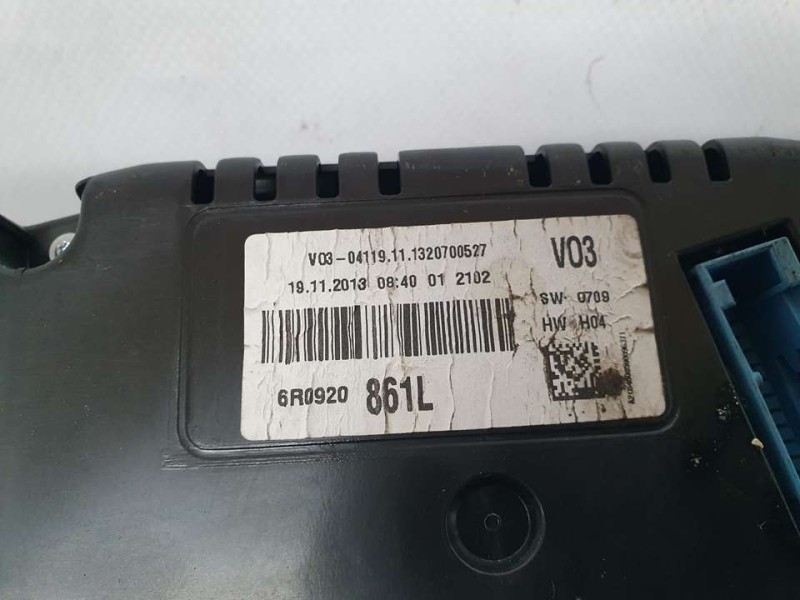 Recambio de cuadro instrumentos para volkswagen polo (6r1) advance referencia OEM IAM 6R0920861L A2C84808500 VD0