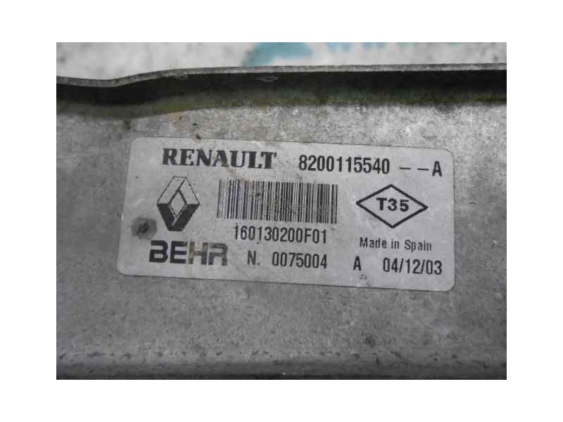 Recambio de intercooler para renault megane ii berlina 5p confort authentique referencia OEM IAM 8200115540A  BEHR