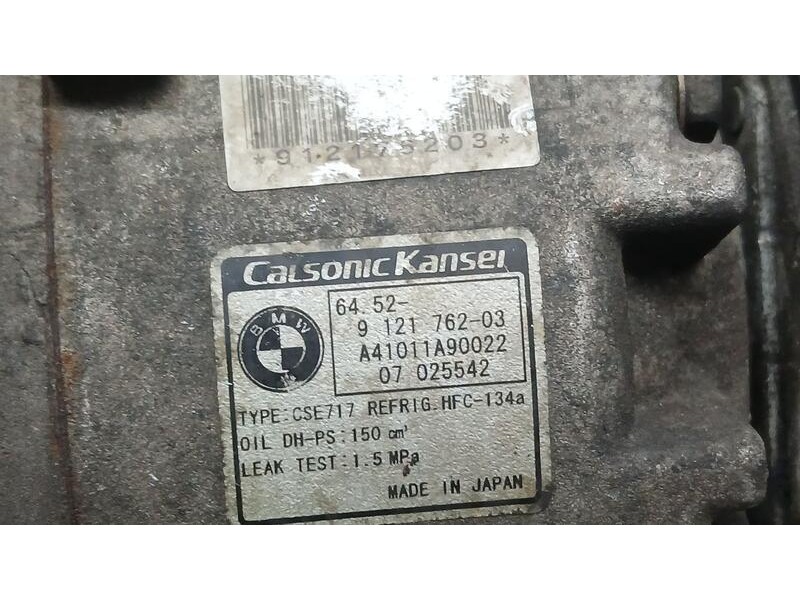 Recambio de compresor aire acondicionado para bmw x5 (e70) 3.0 d referencia OEM IAM 912176203 CALSONIC KANSEI A41011A90022