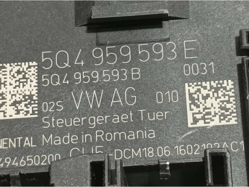 Recambio de modulo electronico para seat leon (5f1) reference referencia OEM IAM 5Q4959593E  