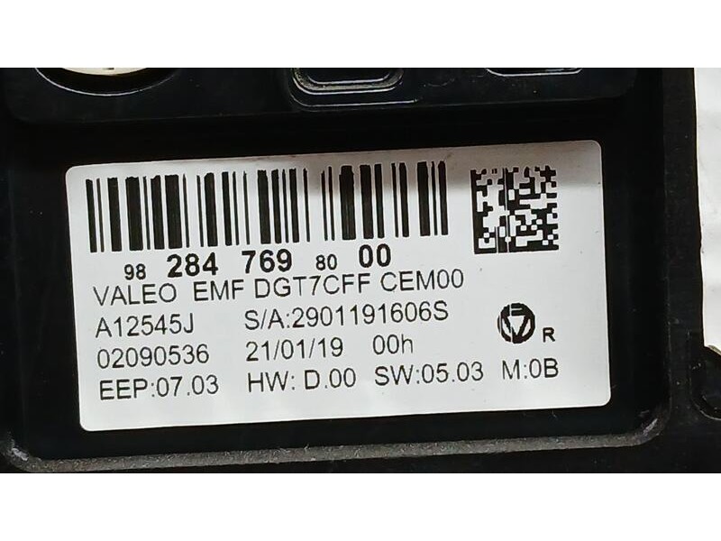 Recambio de sistema navegacion gps para citroën c3 shine referencia OEM IAM 9828476980 VALEO A12545J