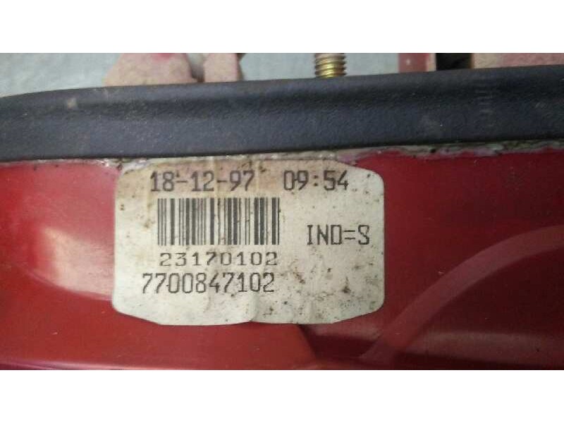 Recambio de piloto trasero izquierdo para renault safrane (b54) 2.2 dt (b54g) referencia OEM IAM 7700847102 23170102 INTERIOR