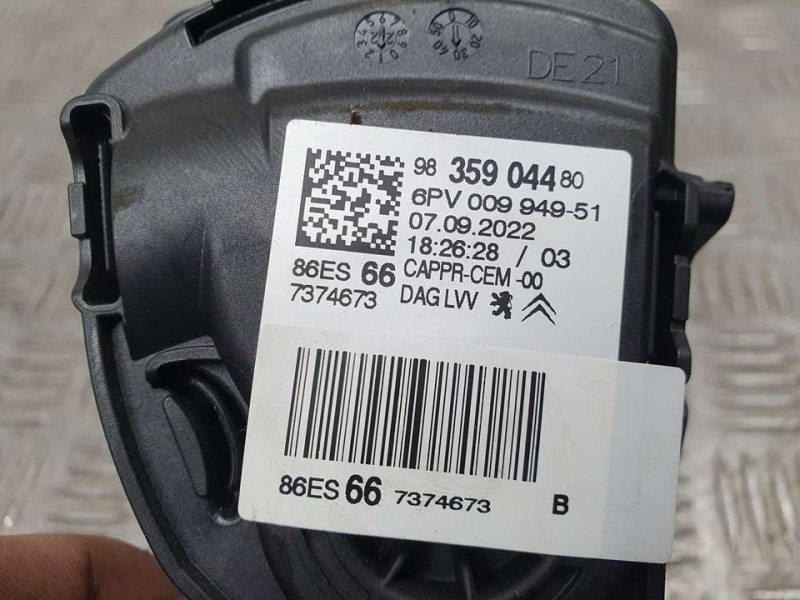 Recambio de potenciometro pedal para citroën c3 feel referencia OEM IAM 9835904480 6PV00994951 