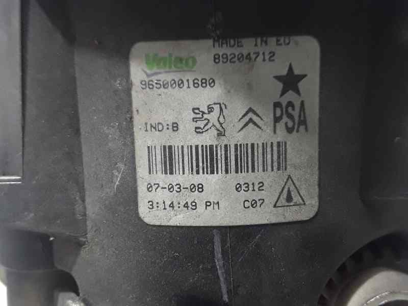 Recambio de faro antiniebla izquierdo para peugeot 207 sport referencia OEM IAM 9650001680 89204712 VALEO