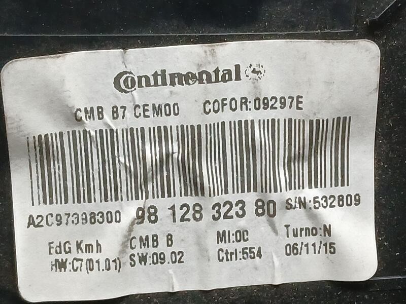 Recambio de cuadro instrumentos para citroën c4 lim. feel edition referencia OEM IAM 9812832380 CONTINENTAL A2C97398300