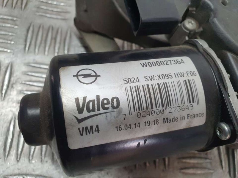 Recambio de motor limpia delantero para opel zafira tourer excellence referencia OEM IAM W000027364 VALEO IZQ