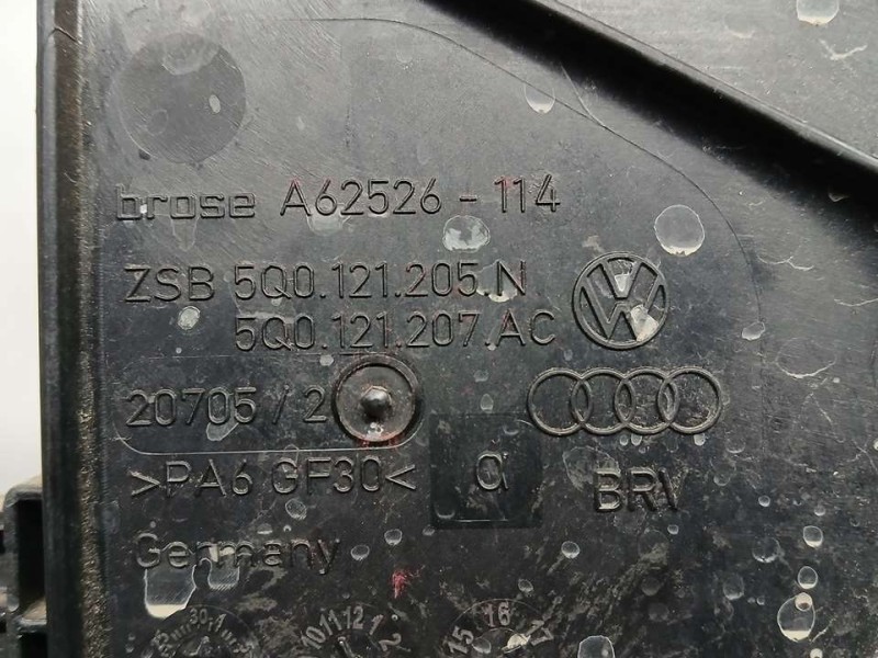 Recambio de electroventilador para volkswagen golf vii sportsvan advance bluemotion tech referencia OEM IAM 5Q0121205N A62526114