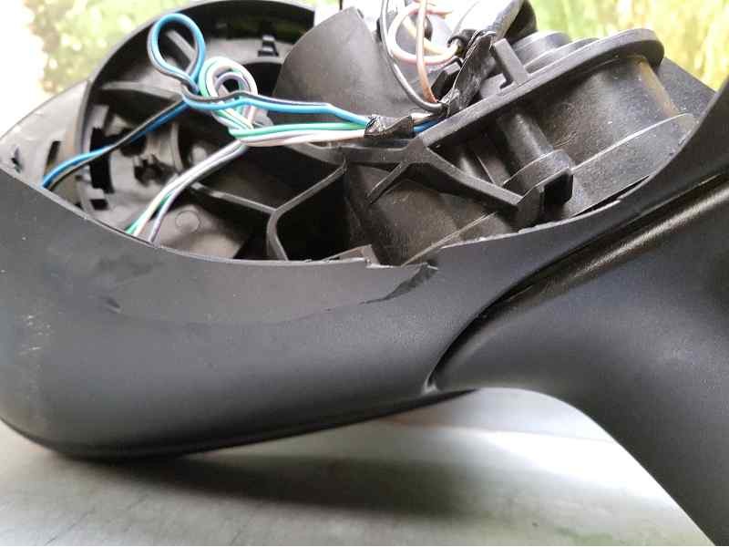 Recambio de retrovisor derecho para opel astra k lim. 5türig dynamic referencia OEM IAM CARCASA ROTA VER FOTOS 9 CABLES ELECTRIC