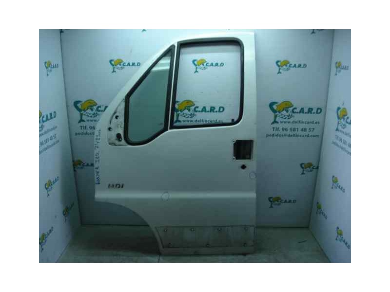Recambio de puerta delantera izquierda para peugeot boxer caja cerr. techo sobreelev.(rs3700)(350)(´02) 350 lh td referencia OEM