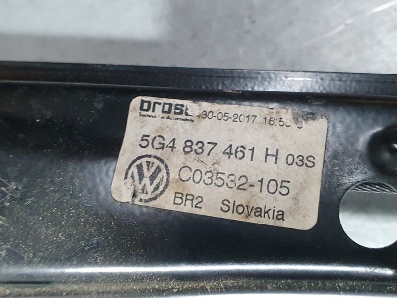 Recambio de elevalunas delantero izquierdo para volkswagen golf vii sportsvan advance bluemotion tech referencia OEM IAM 5G48374