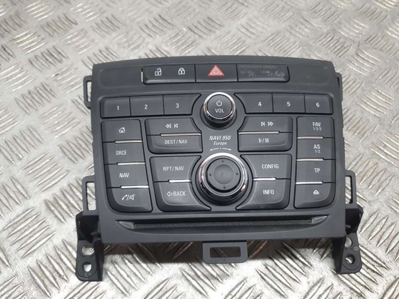 Recambio de mando radio para opel zafira tourer excellence referencia OEM IAM 13406657 A2C81982200 CONTINENTAL