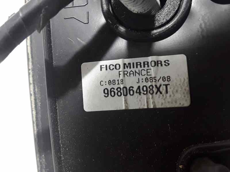 Recambio de retrovisor izquierdo para peugeot 207 sport referencia OEM IAM 96806498XT  ELECTRICO TOCADO