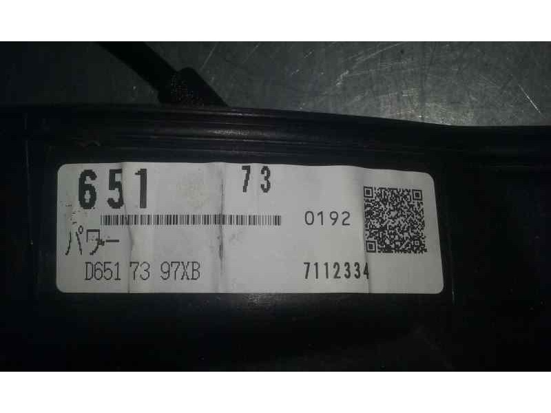 Recambio de elevalunas trasero izquierdo para mazda 2 lim. (de) 1.3 style (5-ptas.) referencia OEM IAM D6517397XB 2 PINS ELECTRI