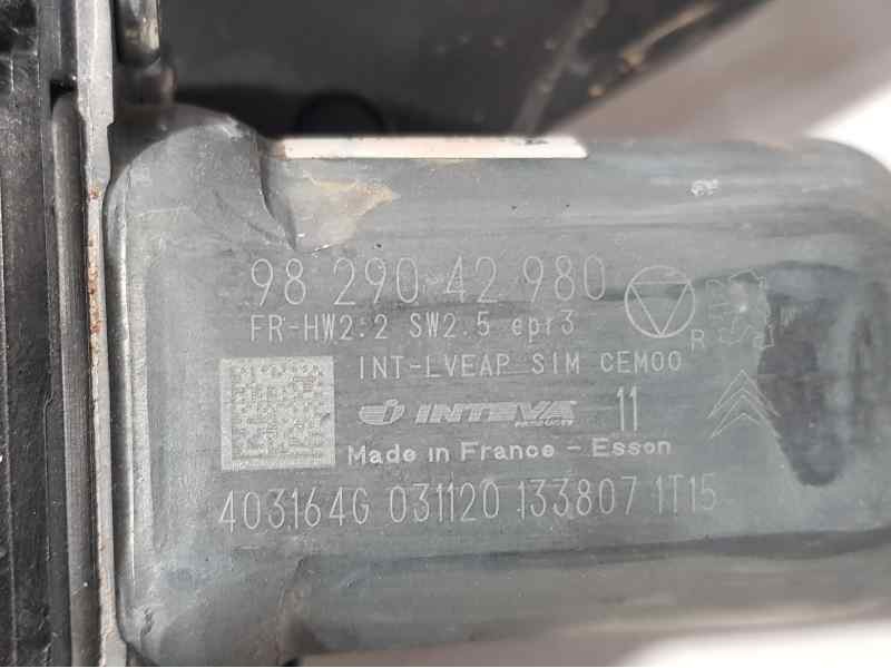 Recambio de elevalunas delantero derecho para peugeot 208 (p2) active referencia OEM IAM 9829042980 6 PINS ELÉCTRICO