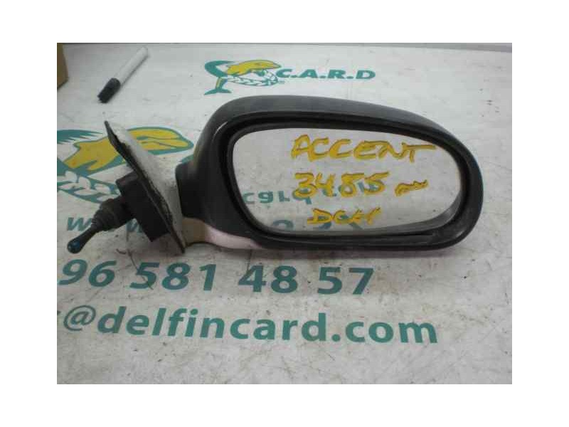 Recambio de retrovisor derecho para hyundai accent (x3) 1.3 gls referencia OEM IAM 8760622401CA  
