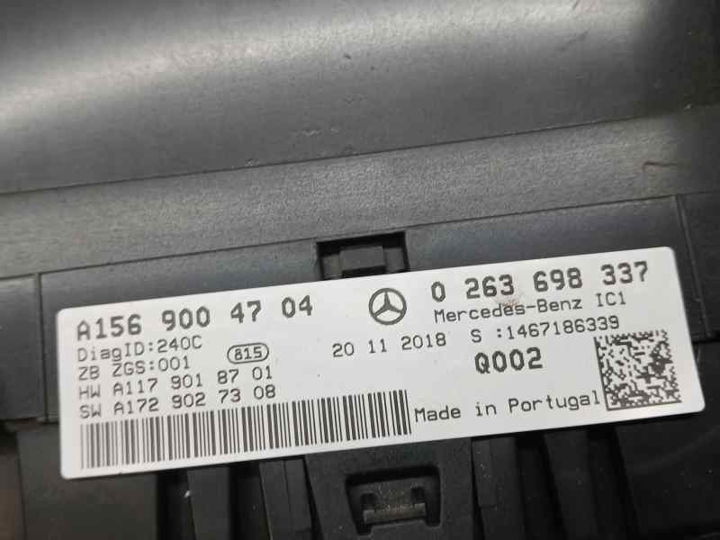 Recambio de cuadro instrumentos para mercedes-benz clase gla (w156) gla 200 (156.943) referencia OEM IAM A1569004704 0263698337 