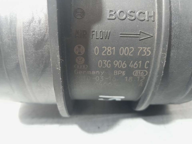 Recambio de caudalimetro para audi a4 ber. (b8) básico referencia OEM IAM 03G906461C 0281002735 BOSCH