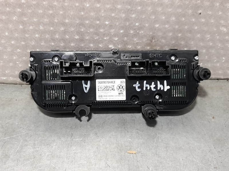 Recambio de mando climatizador para volkswagen golf vii sportsvan advance bluemotion tech referencia OEM IAM 5G0907044CE  