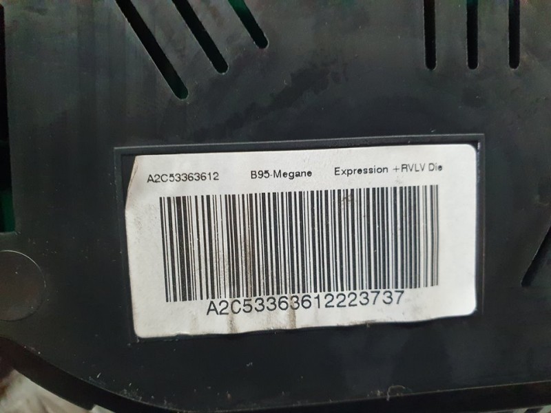 Recambio de cuadro instrumentos para renault megane iii berlina 5 p authentique referencia OEM IAM 248107859R A2C53363612223737 