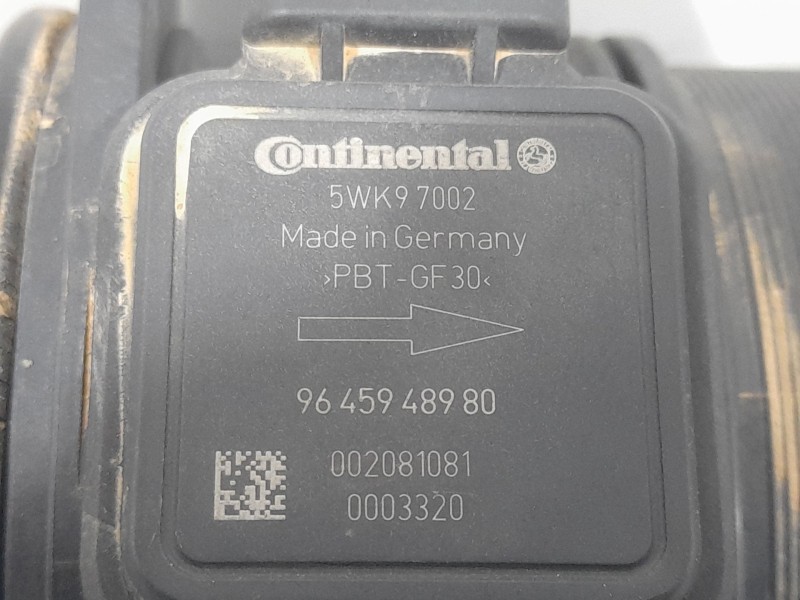 Recambio de caudalimetro para peugeot 508 allure referencia OEM IAM 9645948980 5WK97002 CONTINENTAL