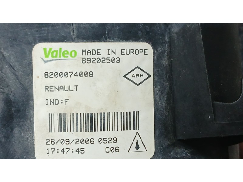 Recambio de faro antiniebla izquierdo para dacia logan (ls_) 1.5 dci (ls0k) referencia OEM IAM 8200074008 VALEO 89202503