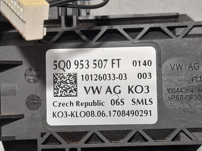 Recambio de mando luces y limpia para volkswagen golf vii sportsvan advance bluemotion tech referencia OEM IAM 5Q0953507FT  