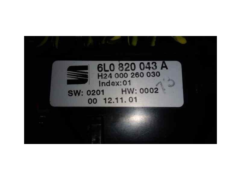 Recambio de mando climatizador para seat ibiza (6l1) hit referencia OEM IAM 6L0820043E  
