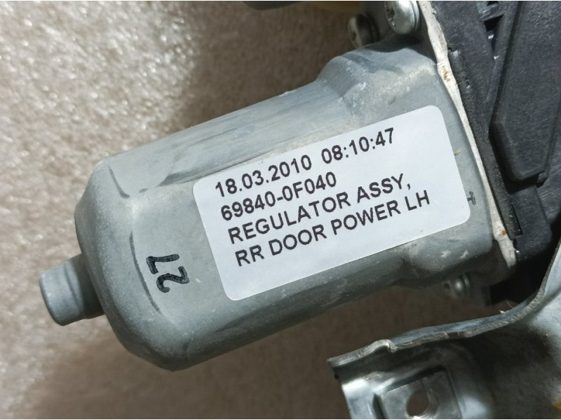 Recambio de elevalunas trasero izquierdo para toyota verso active referencia OEM IAM 698400F040  ELECTRICO 10 PINS