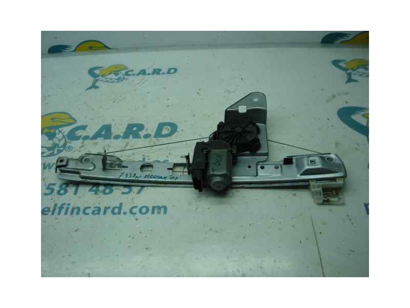 Recambio de elevalunas trasero derecho para renault megane ii berlina 5p confort dynamique referencia OEM IAM 8201010921  6 PINS