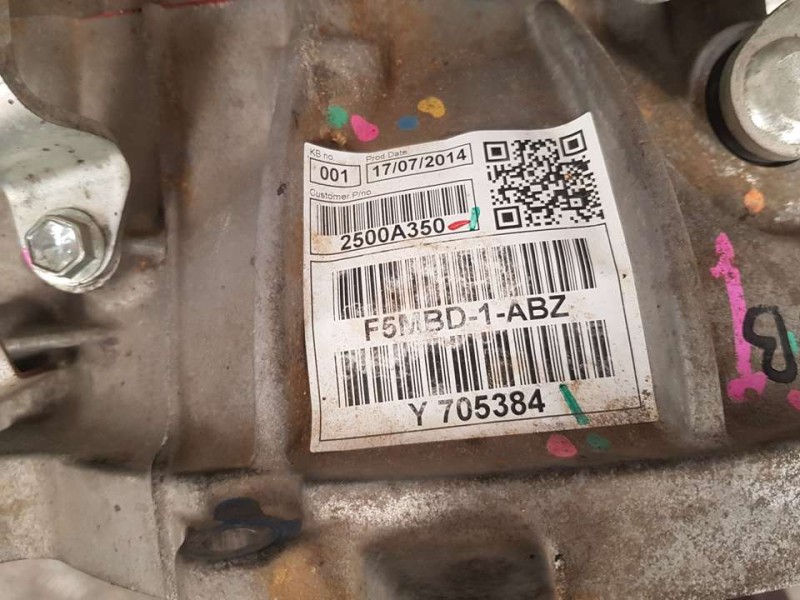 Recambio de caja cambios para mitsubishi space star (a00) color referencia OEM IAM F5MBD1ABZ Y705384 5VELOCIDADES