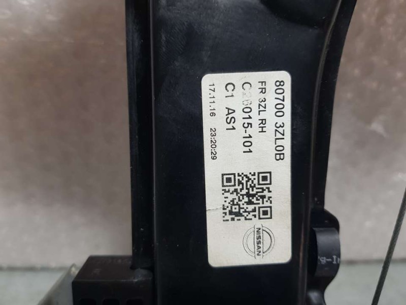 Recambio de elevalunas delantero derecho para nissan pulsar (c13) acenta referencia OEM IAM 807003ZL0B  