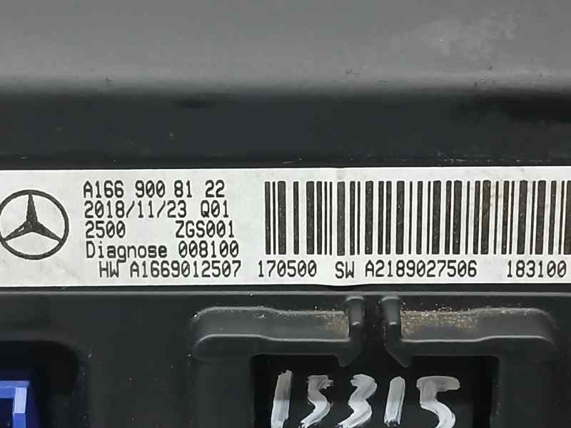 Recambio de sistema navegacion gps para mercedes-benz clase gla (w156) gla 200 (156.943) referencia OEM IAM A1669008122 183100 