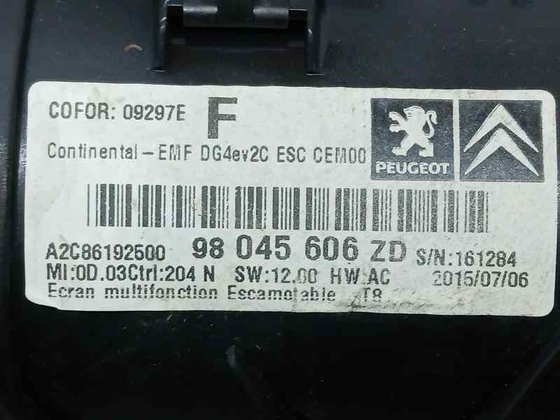 Recambio de sistema navegacion gps para peugeot 3008 allure referencia OEM IAM 98045606ZD A2C89192500 CONTINENTAL