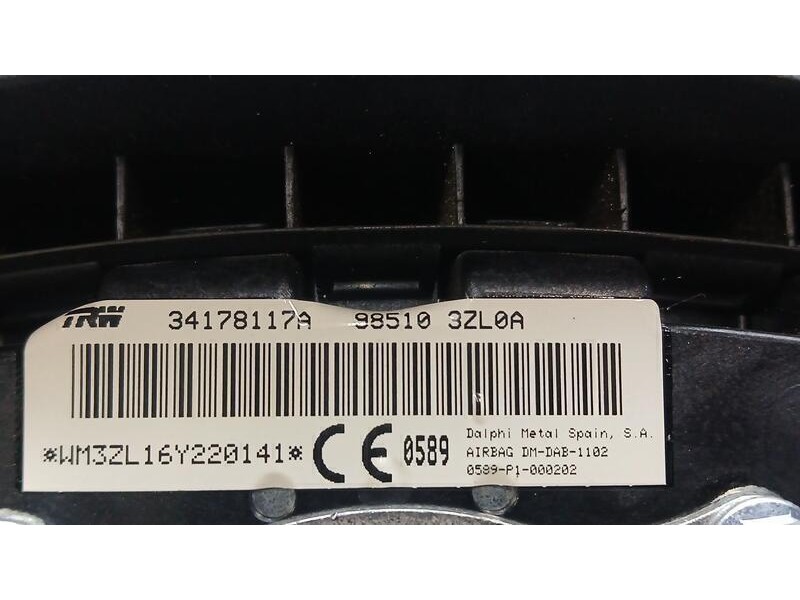 Recambio de kit airbag para nissan pulsar (c13) acenta referencia OEM IAM 682003ZL0A LA CENTRALITA NO SE COBRA Y NO TIENE DEVOLU