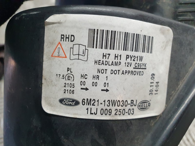 Recambio de faro izquierdo para ford galaxy (ca1) ghia referencia OEM IAM 1LJ00925003 6M2113W030BJ INGLES