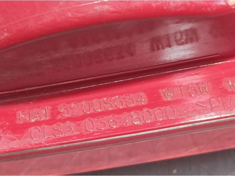 Recambio de piloto trasero derecho paragolpes para fiat nuova 500 (150) mild hybrid referencia OEM IAM 52008634  