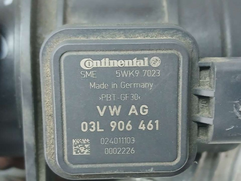 Recambio de caudalimetro para audi a1 (8x) ambition referencia OEM IAM 03L906461 5WK97023 CONTINENTAL
