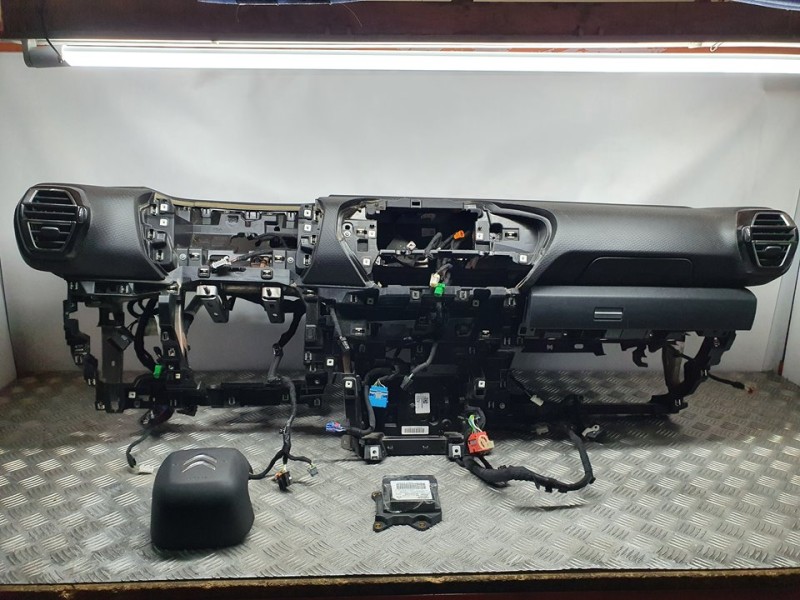 Recambio de kit airbag para citroën c4 1.5 hdi referencia OEM IAM 98406908ZD  C/ SALPICADERO