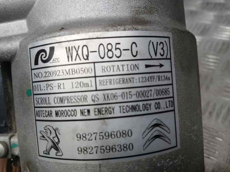 Recambio de compresor aire acondicionado para peugeot 208 (p2) active pack referencia OEM IAM 9827596080 WXQ085C 
