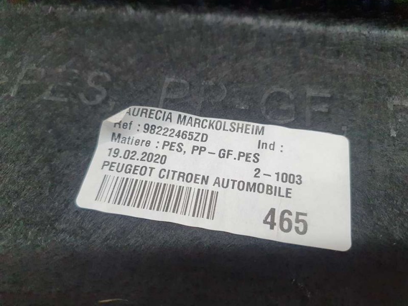 Recambio de bandeja trasera para peugeot 308 gt referencia OEM IAM 98222465ZD  