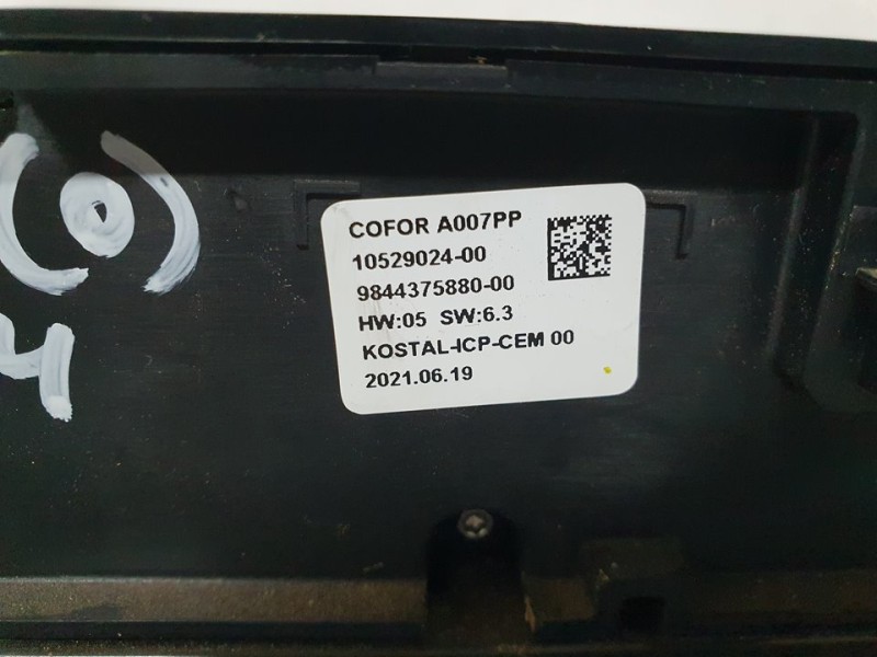 Recambio de mando climatizador para citroën c4 1.5 hdi referencia OEM IAM 9844375880 1052902400 