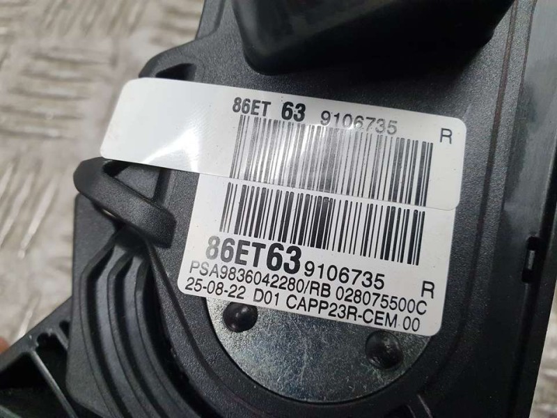 Recambio de potenciometro pedal para peugeot partner kasten furgon referencia OEM IAM 9836042280 028075500C 
