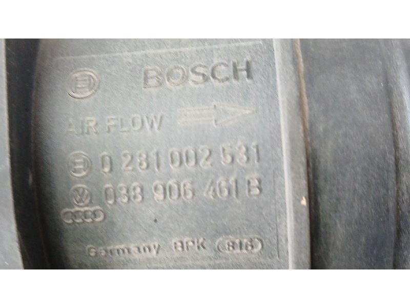 Recambio de caudalimetro para seat ibiza iii (6l1) 1.4 tdi referencia OEM IAM 038906461B BOSCH 0281002531