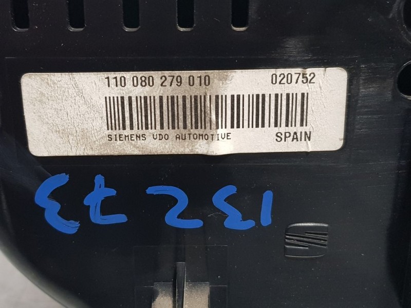 Recambio de cuadro instrumentos para seat altea (5p1) select referencia OEM IAM 5P0920804C 110080279010 SIEMENS VDO