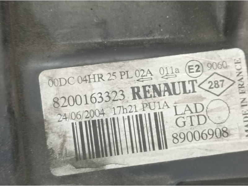 Recambio de faro izquierdo para renault laguna ii grandtour (kg0) dynamique referencia OEM IAM 8200163323 89006908 XENÓN