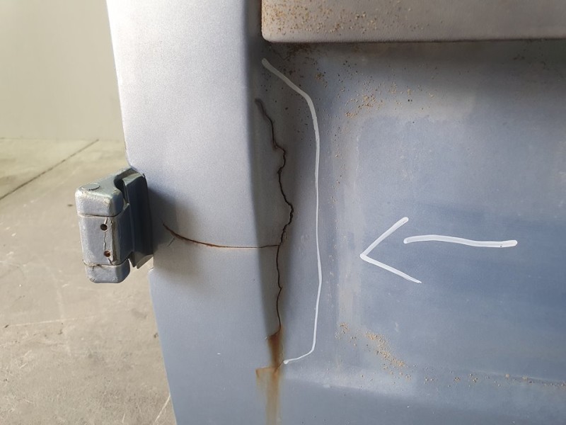 Recambio de puerta trasera izquierda carga para opel combo (corsa c) familiar referencia OEM IAM 9199777  TOCADA